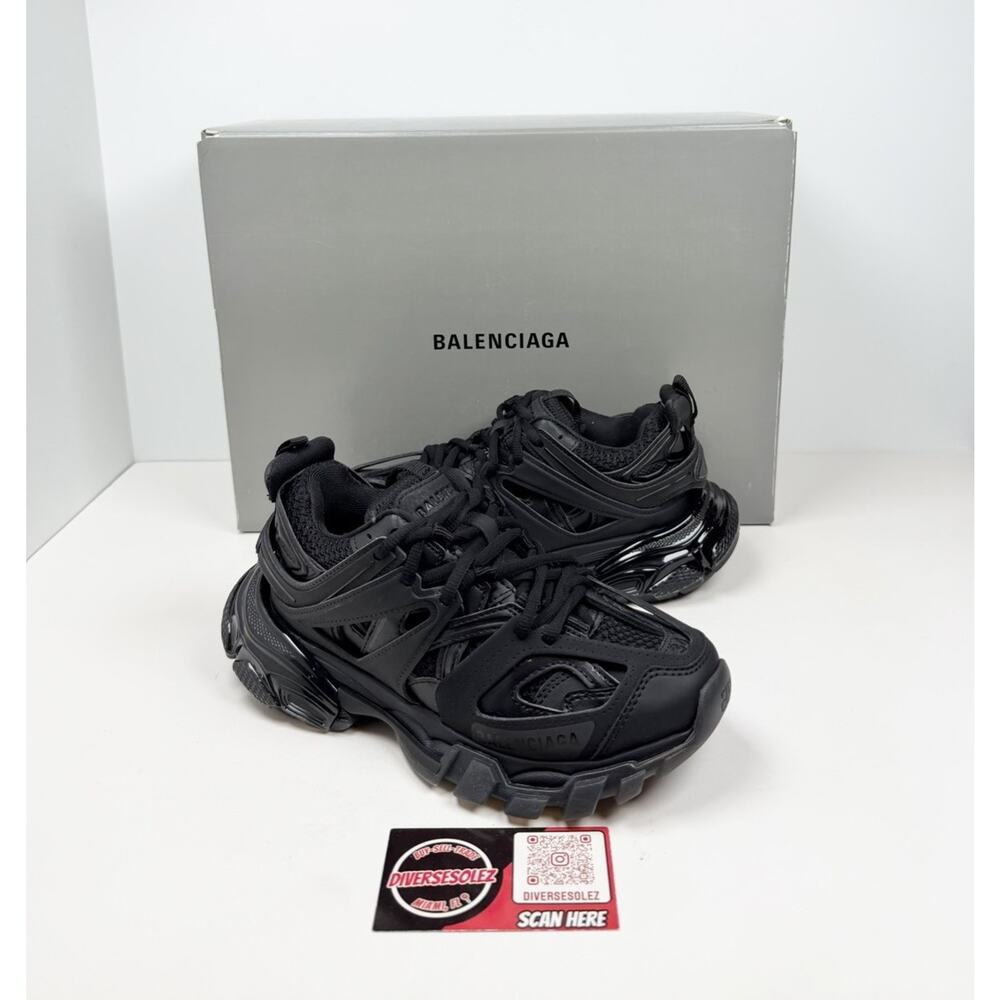 Size 34EU/4W - Balenciaga Track Clear Sole Black Sneakers🖤 New/Retail $1K!